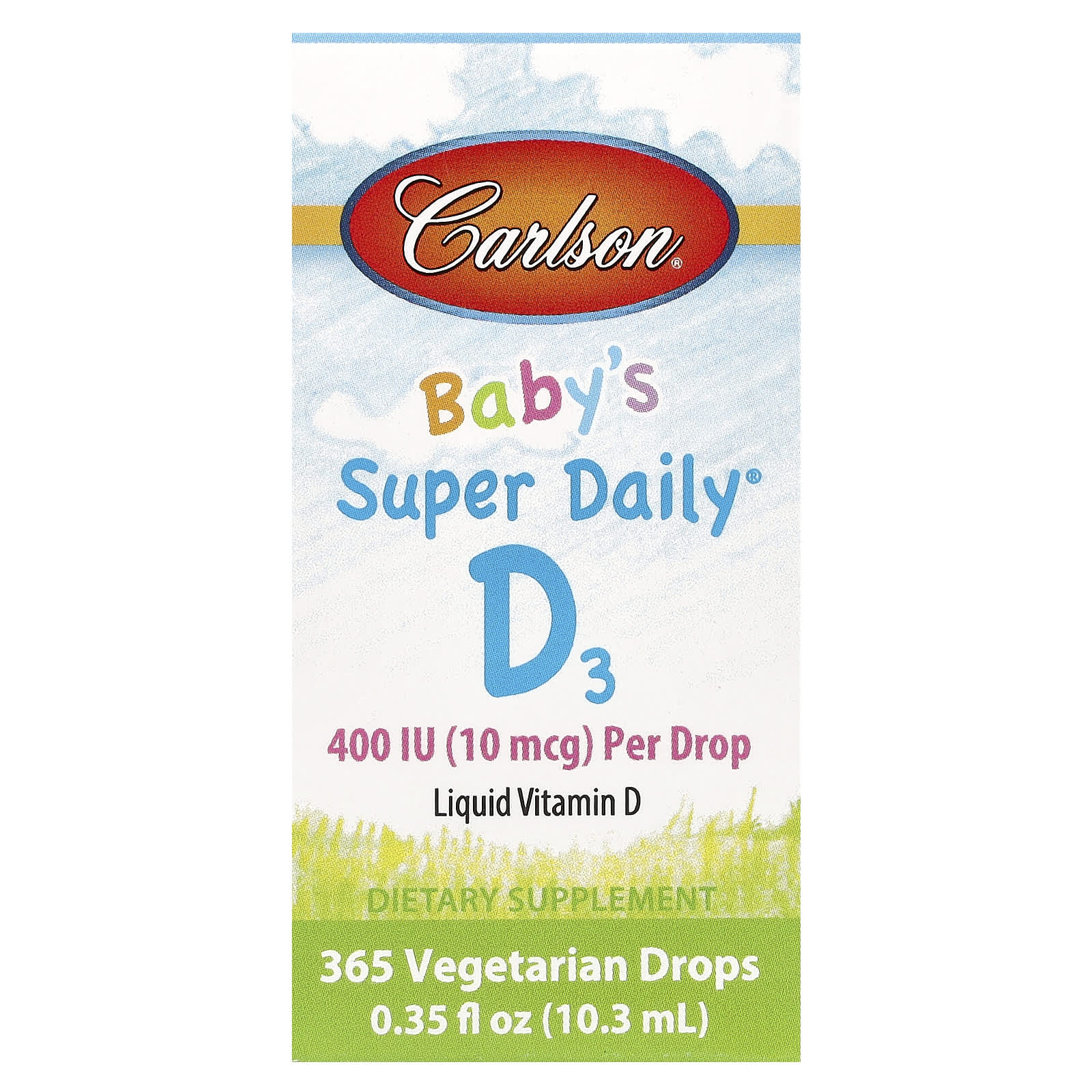 Super Daily D3 vitamin D3-kapslar spridda