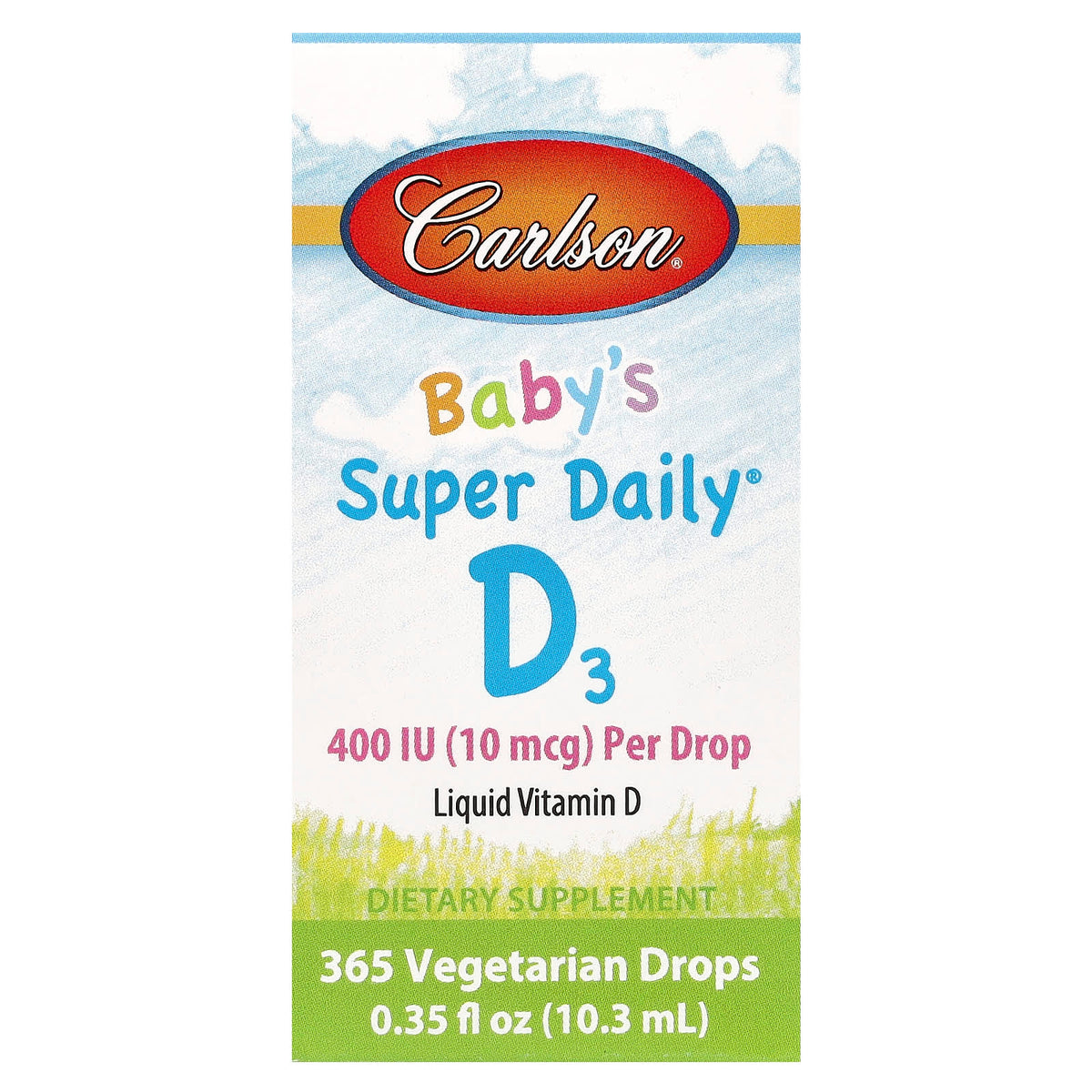 Super Daily D3 vitamin D3-kapslar spridda