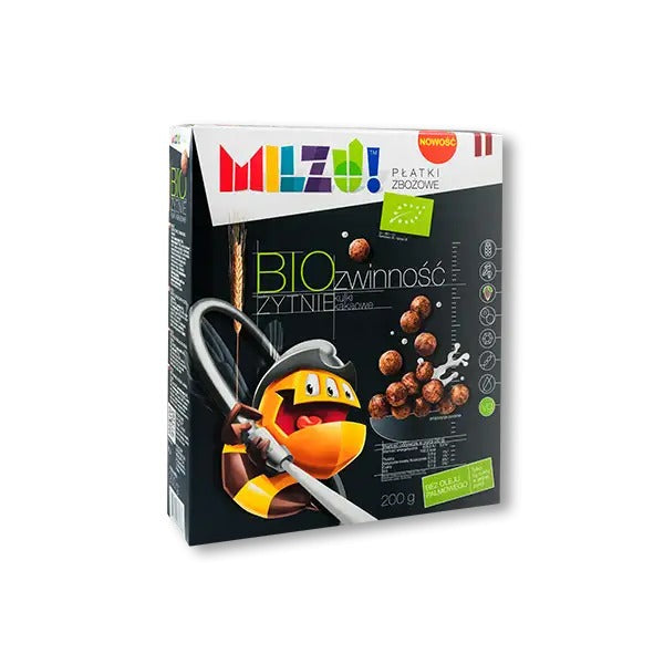 Milzu - Organic Rye-Oat Cocoa Balls