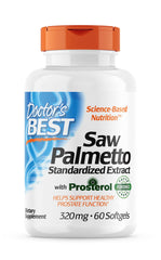 Doctor's Best - Saw Palmetto Standardized Extract, 320mg - 60 Sgels