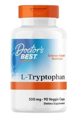 Doctor's Best L-Tryptophan flaska med kapslar