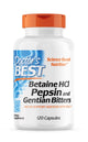 Doctor's Best Betaine HCL Pepsin & Gentian Bitters framsida
