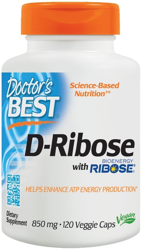 Doctor's Best - D-Ribose - 120 Vcaps