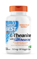 Doctor's Best L-Theanine 90 Veggie Caps framsida