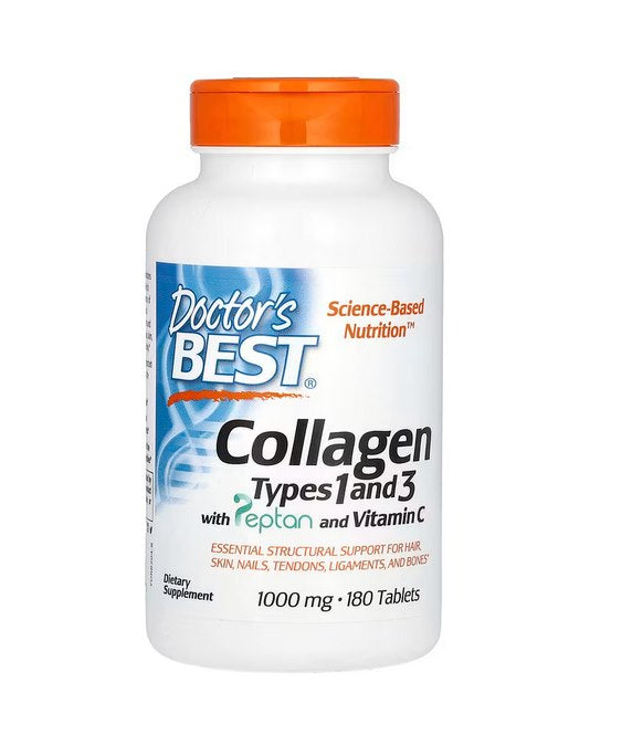 Doctor's Best Collagen Types 1 and 3 baksida