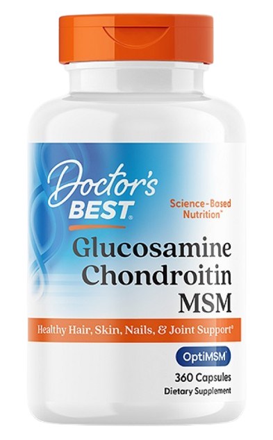 Glucosamine Chondroitin MSM baksida