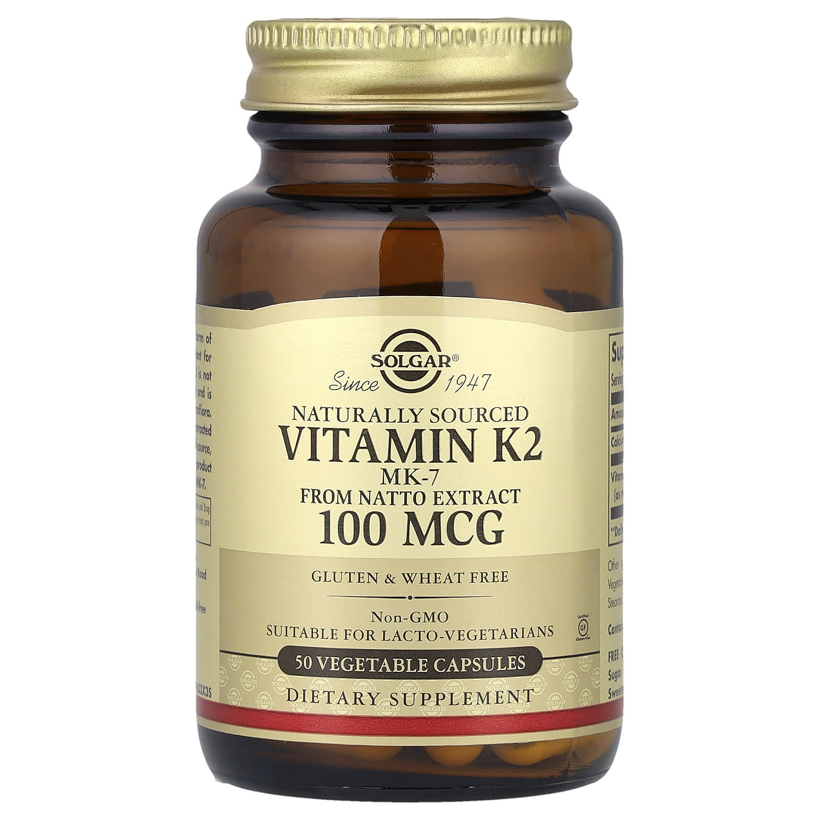 Vitamin K2 MK-7 – 100 mcg framsida