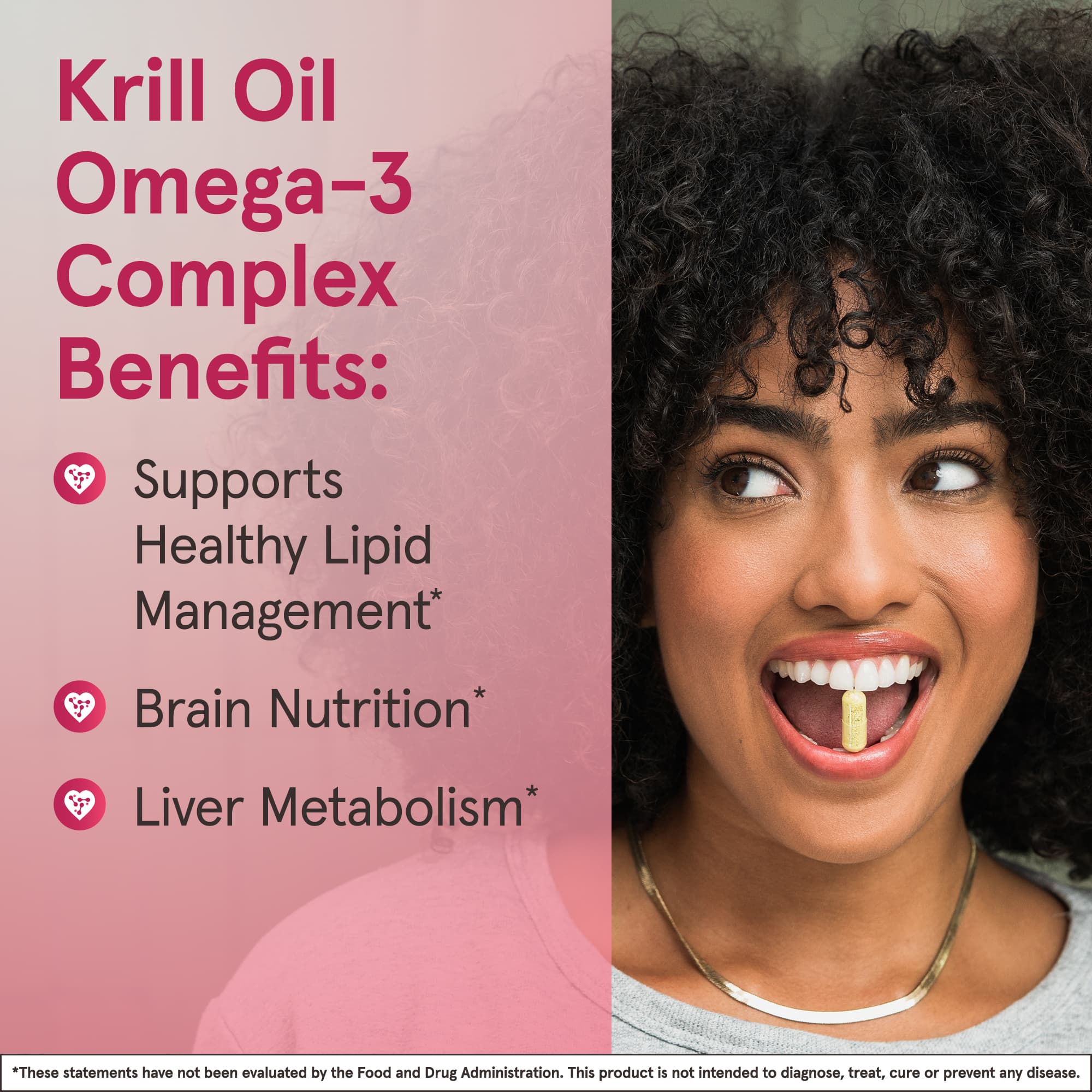 Krillolja – Omega-3 & Astaxantin produktetikett