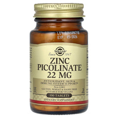 Solgar Zinc Picolinate 100 tabs framsida