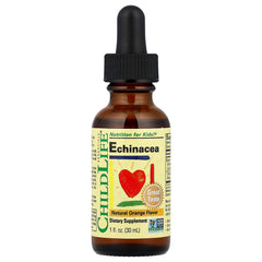 ChildLife Echinacea baksida med näringsfakta