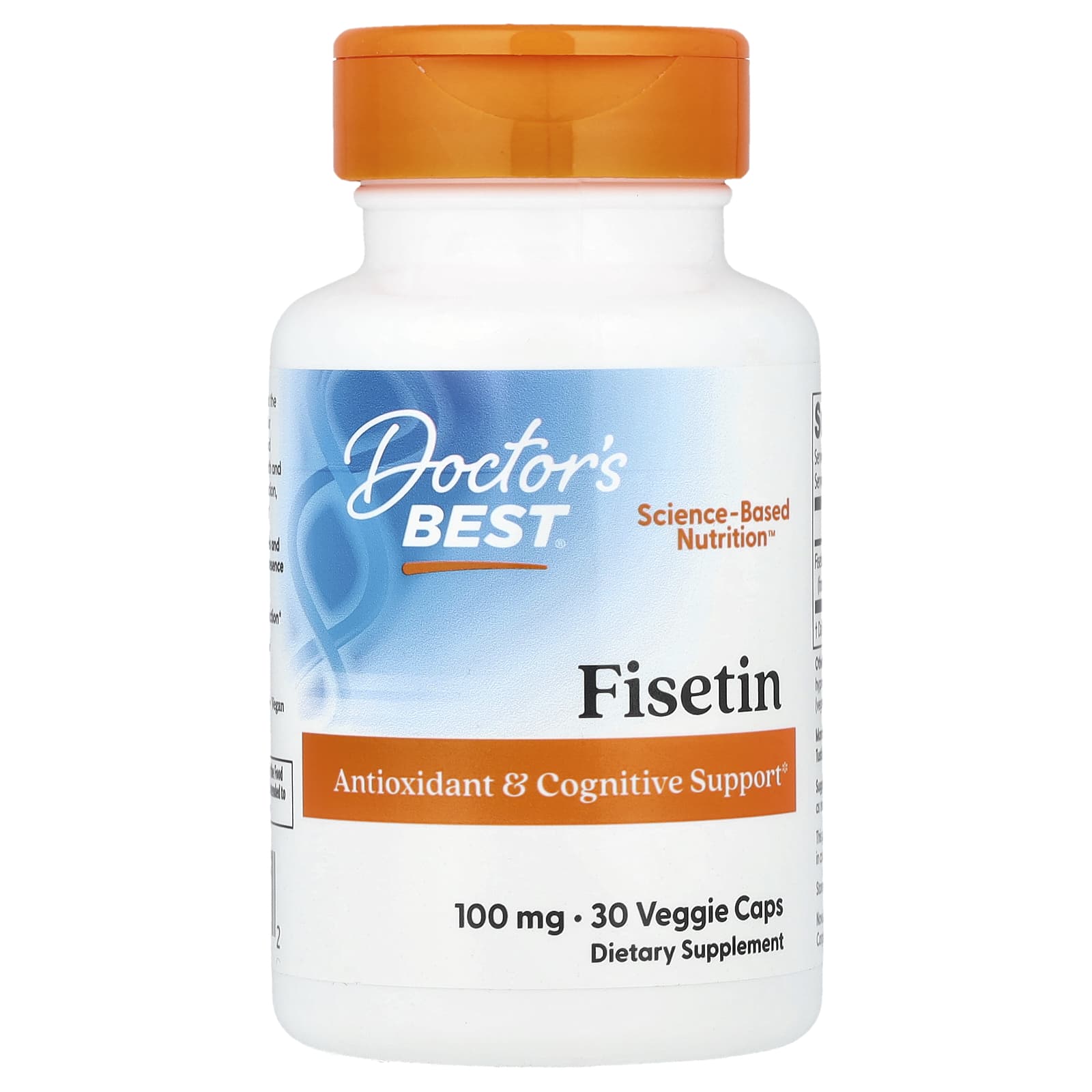 Fisetin med Novusetin baksida näringsfakta