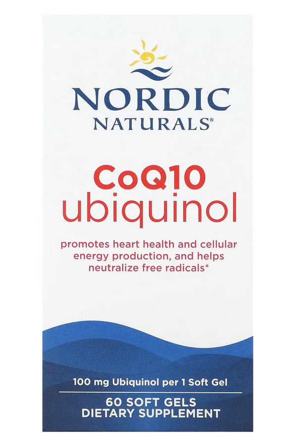 Nordic Naturals - CoQ10 Ubiquinol, 100mg - 60 Sgels