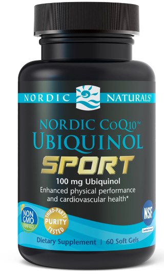 Nordic CoQ10 Ubiquinol Sport 100 mg framsida