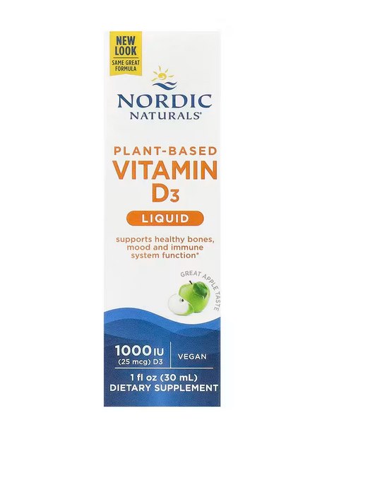 Nordic Naturals - Plantebaseret Vitamin D3 Liquid - 1 Fl oz (30ml)