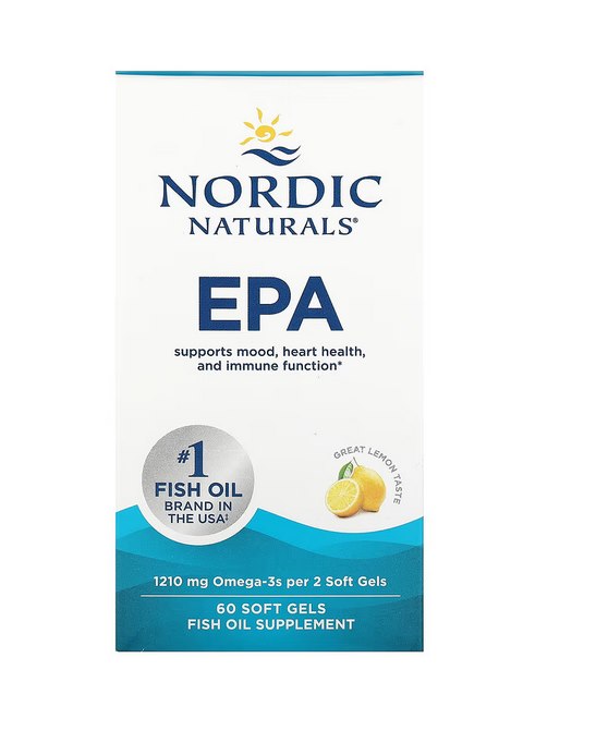 Nordic Naturals - EPA, 1210mg Lemon - 60 Sgels