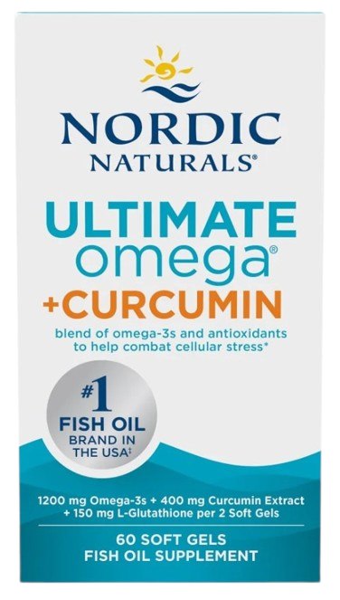 Nordic Naturals - Ultimate Omega + Curcumin - 60 Sgels