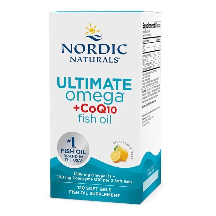 Ultimate Omega + CoQ10 – Citron framsida