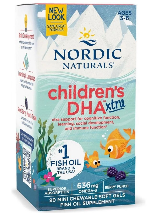 Nordic Naturals - Children'S DHA Fish Oil Berry Punch 636mg - 90 Caps