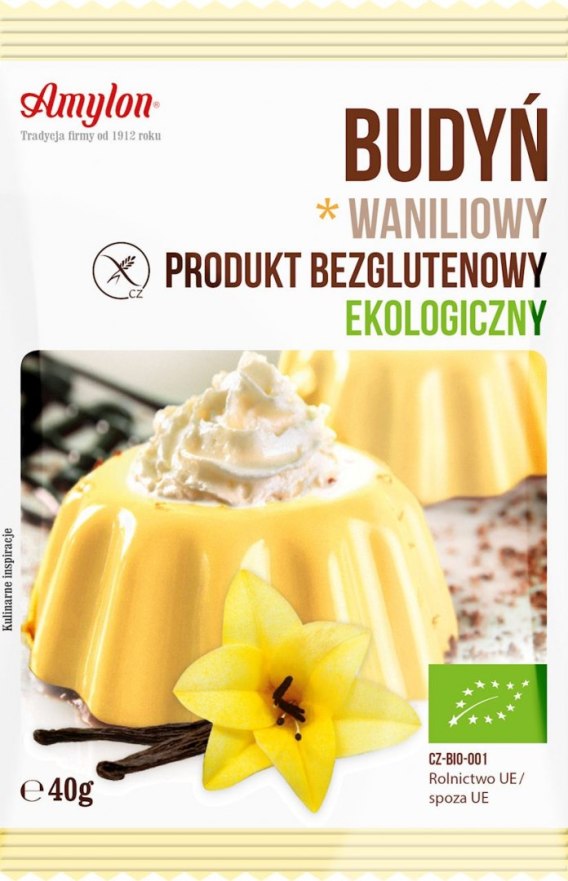 Amylon - Bio Budyn - Glutenfri & Økologisk & Vegan - 40g