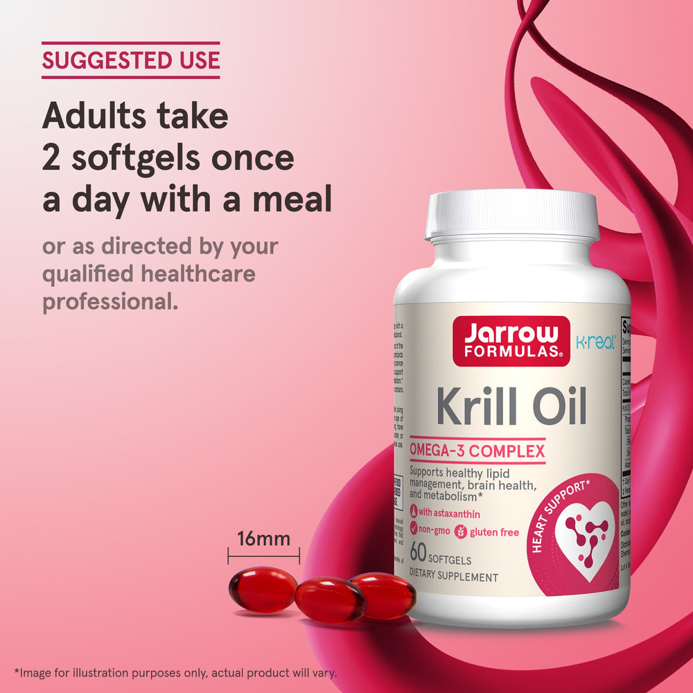 Krillolja – Omega-3 & Astaxantin kapseldetalj