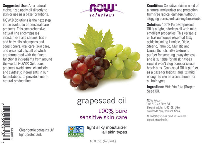 NOW Foods Grapeseed Oil näringsfakta