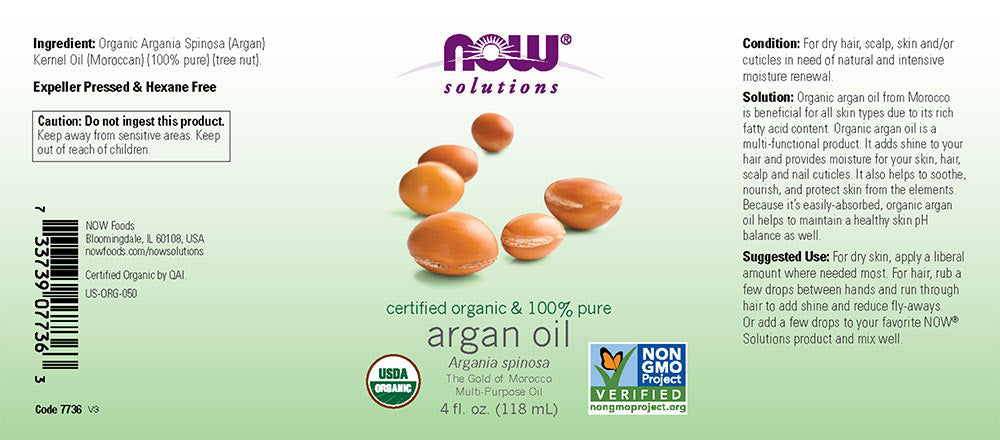 Now Foods - Argan Oil - 118ml
