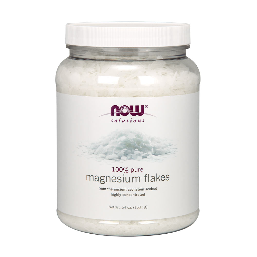 NOW Foods Magnesium Flakes framsida