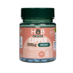 Holland & Barrett - Chelated Copper - Mineralsk Tilskud