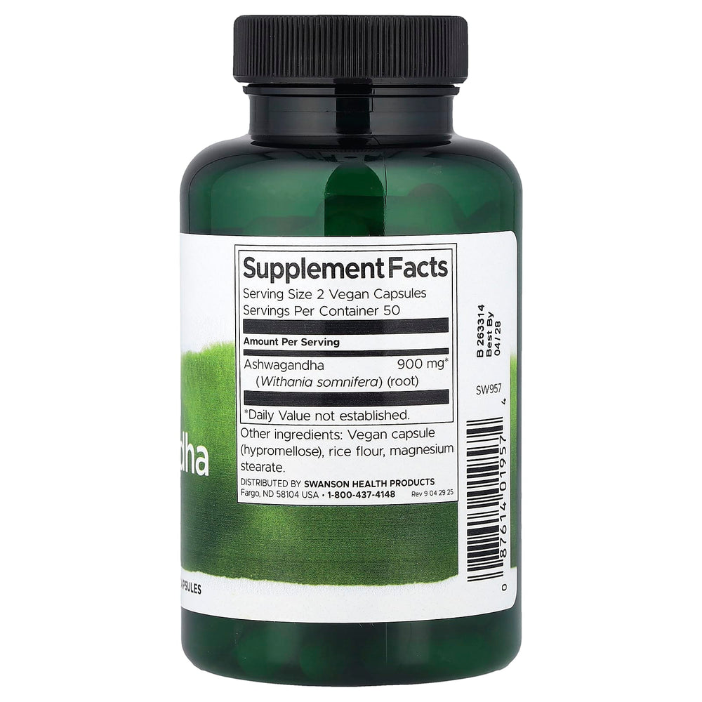 Ashwagandha Extract 450 mg ingredienser