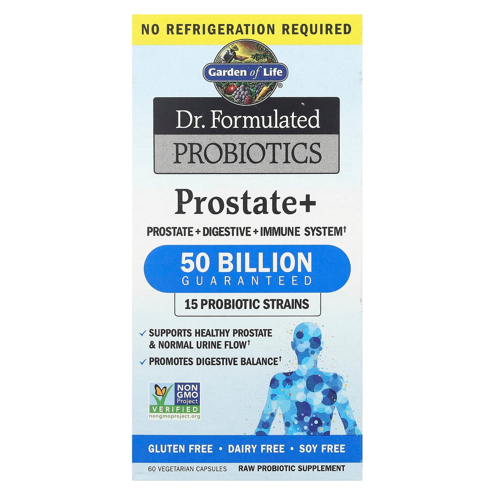 Dr. Formulated Probiotics Prostate+ baksida
