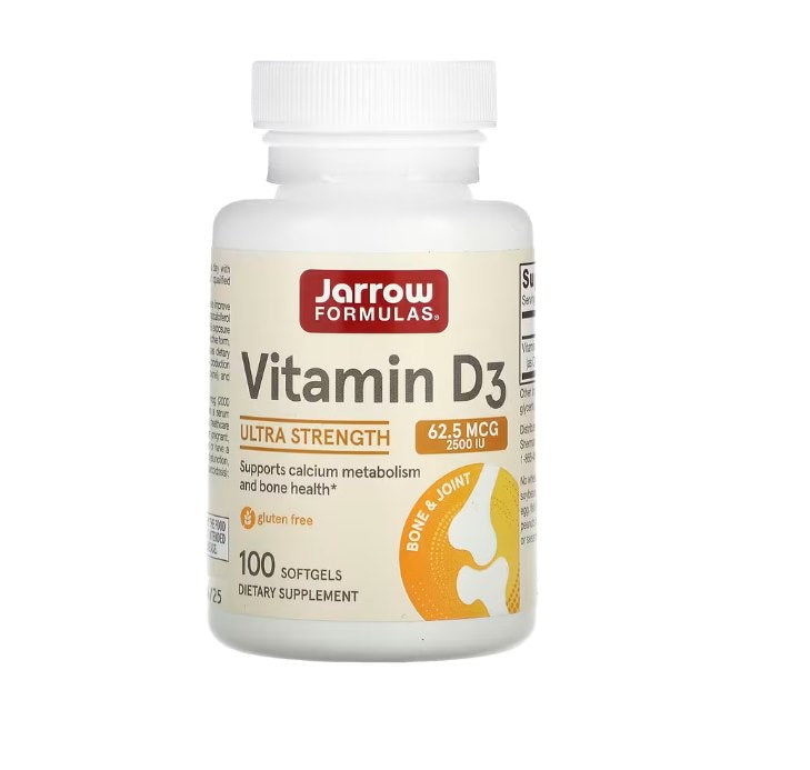 Jarrow Formulas - Vitamin D3, 2500IU - 100 Sgels