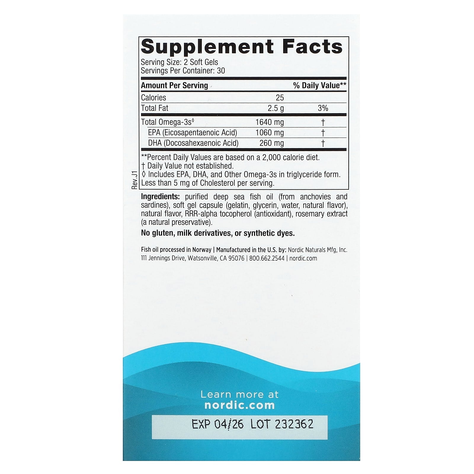 Nordic Naturals - Citron, 60 Kapsler