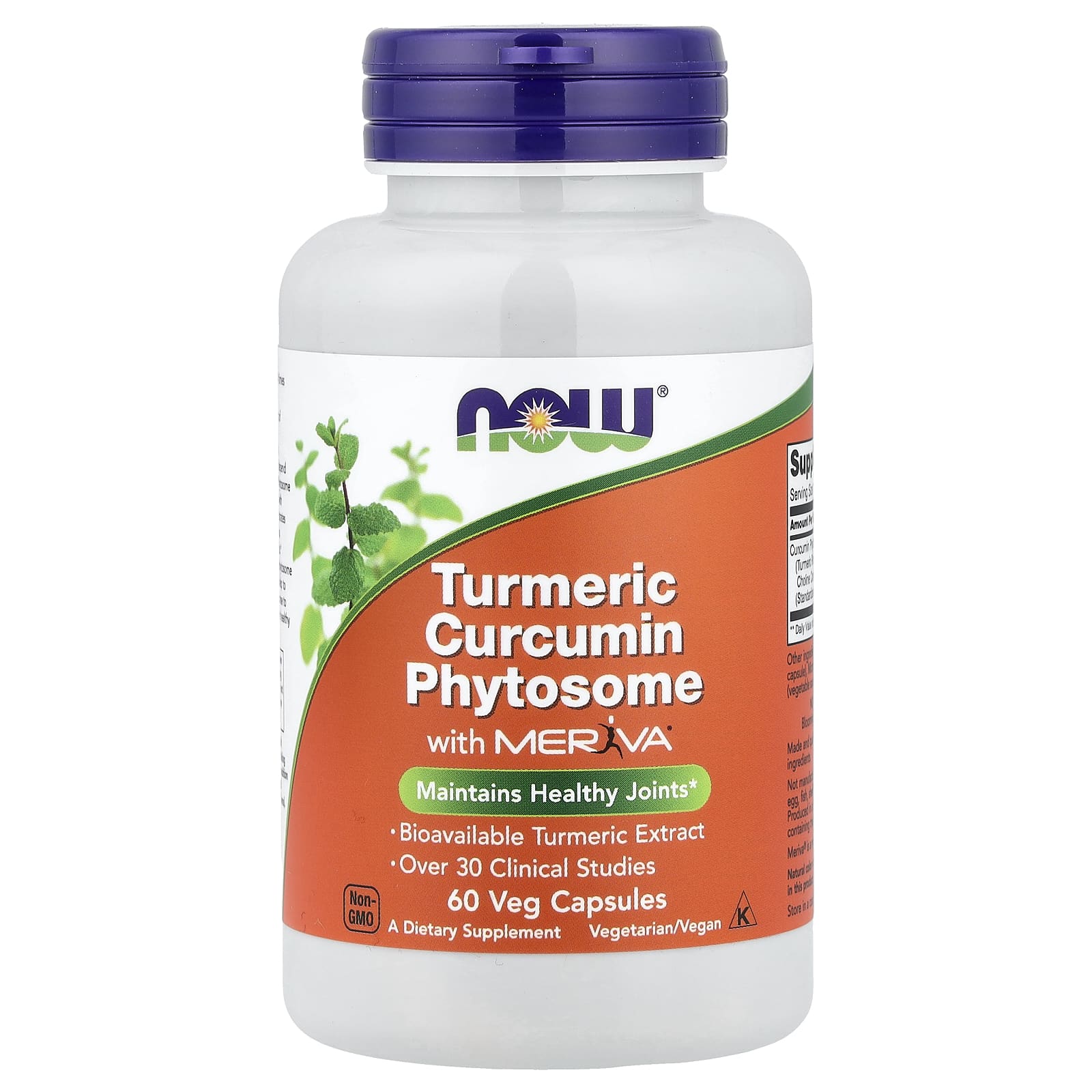 Curcumin Phytosome 500 mg baksida