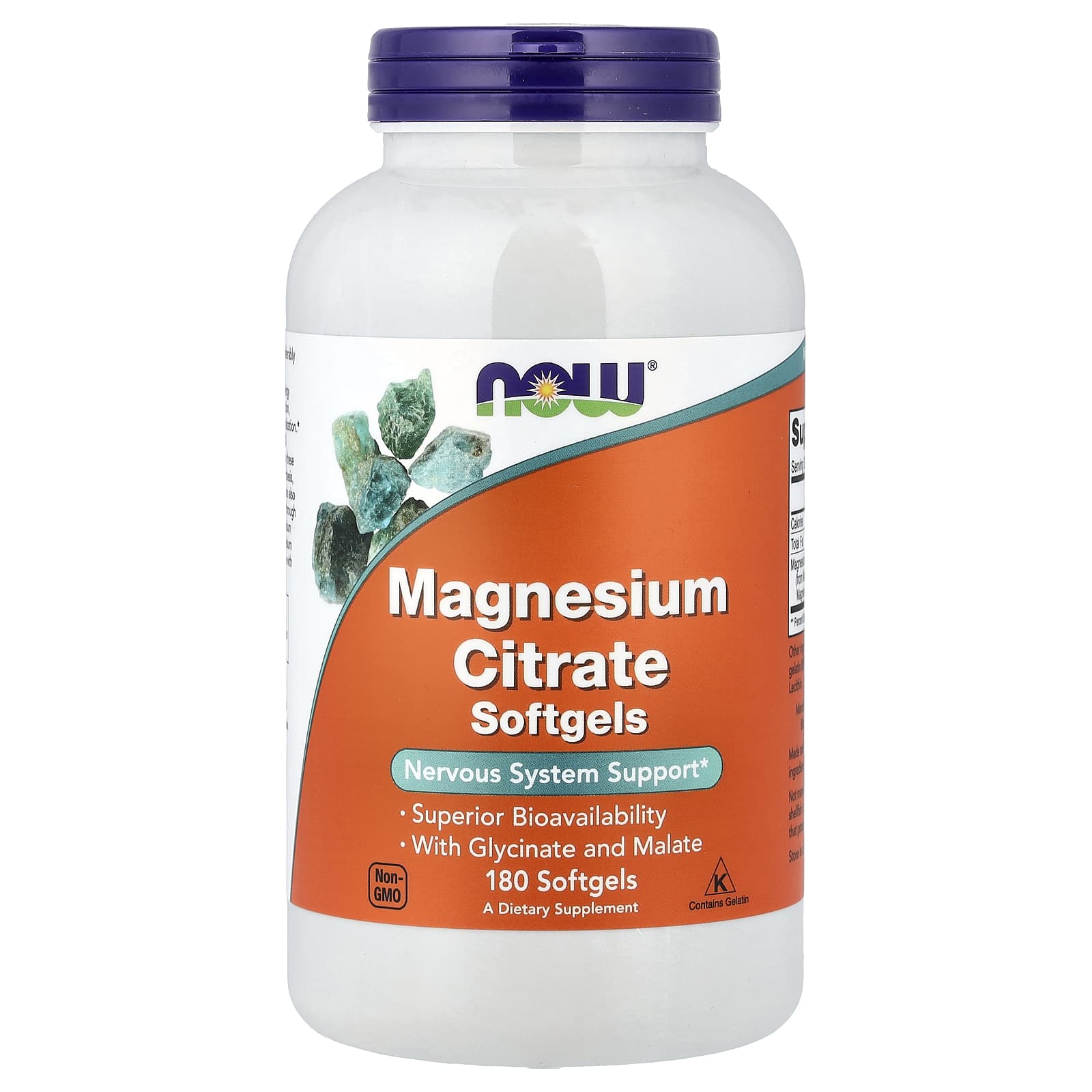 Now Foods Magnesium Citrate ingredienser lista