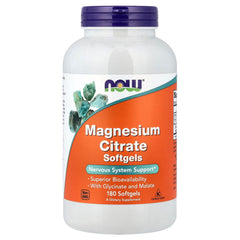 Now Foods Magnesium Citrate ingredienser lista