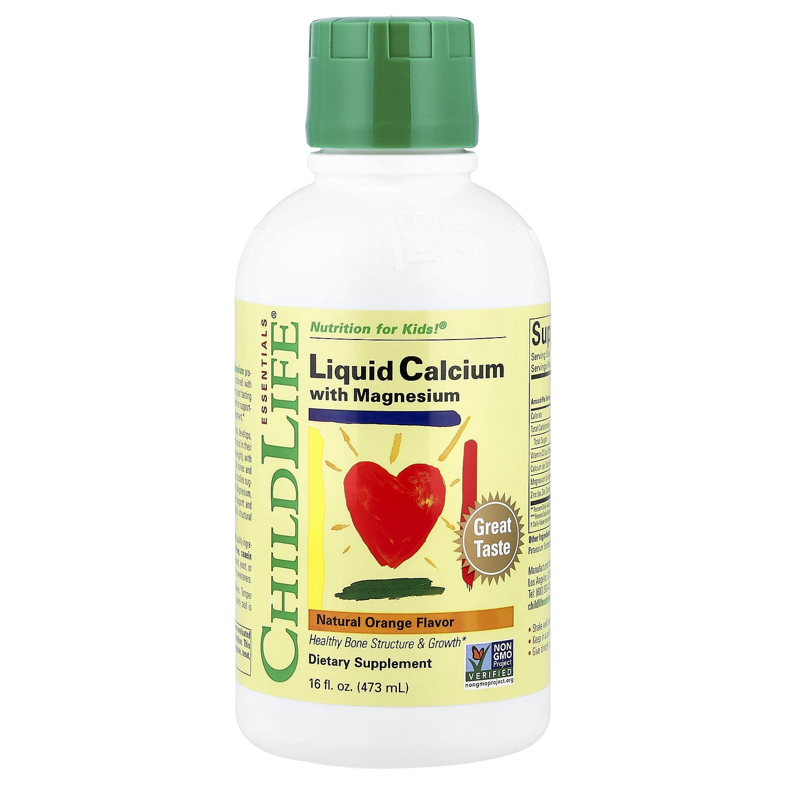 Child Life - Liquid Calcium With Magnesium - 473ml