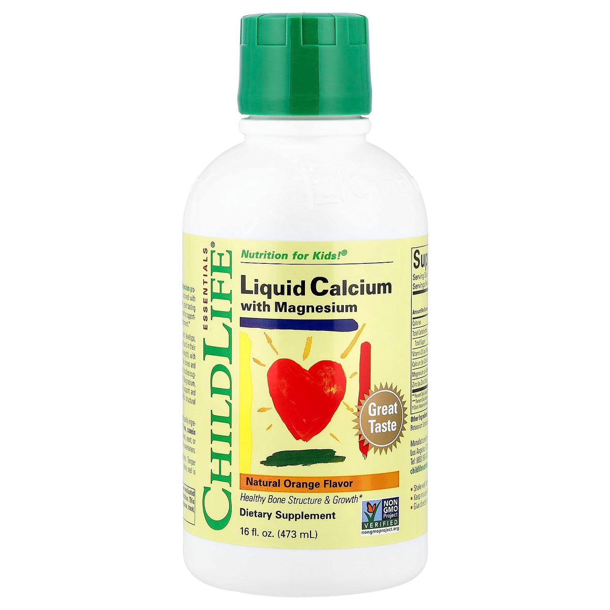 Child Life - Liquid Calcium With Magnesium - 473ml