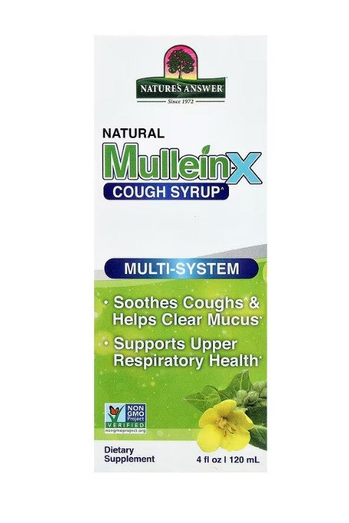 Nature's Answer - Mullein X Cough Syrup - 4 Fl oz | 120ml