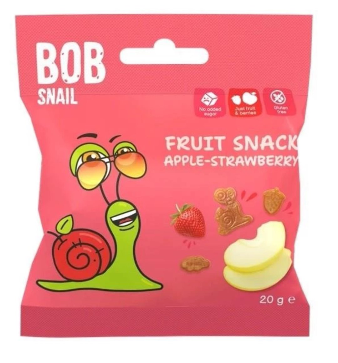 Bob Snail - Apple Strawberry Snack