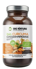 Big Nature - Organic Curcuma + Piperine Tabletti