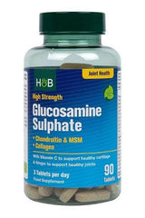 Holland & Barrett - Glucosamine Sulphate + Chondroitin & MSM + Collagen - 90 tabs - Nutri.se