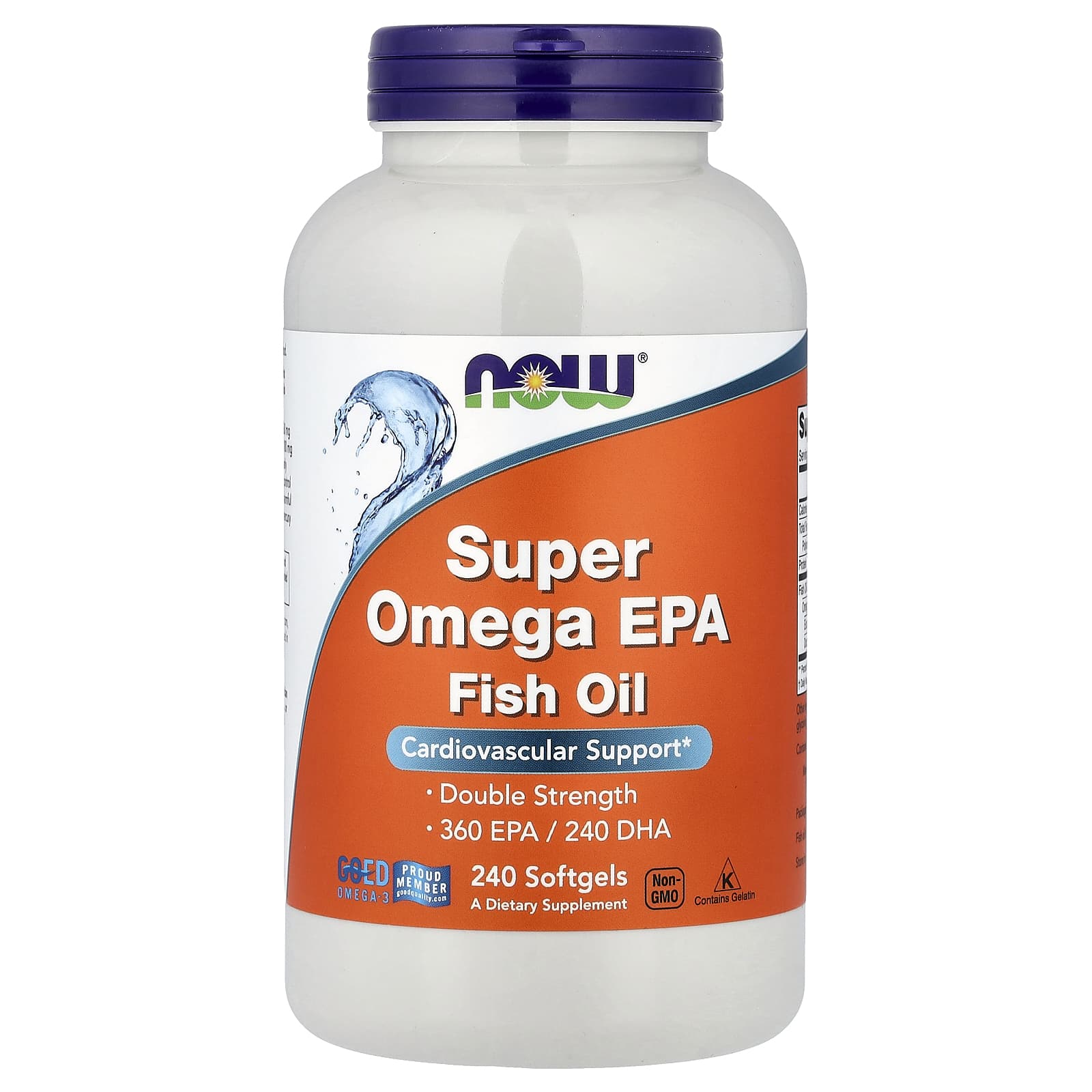 Super Omega EPA – Dubbelstyrka fiskolja framsida