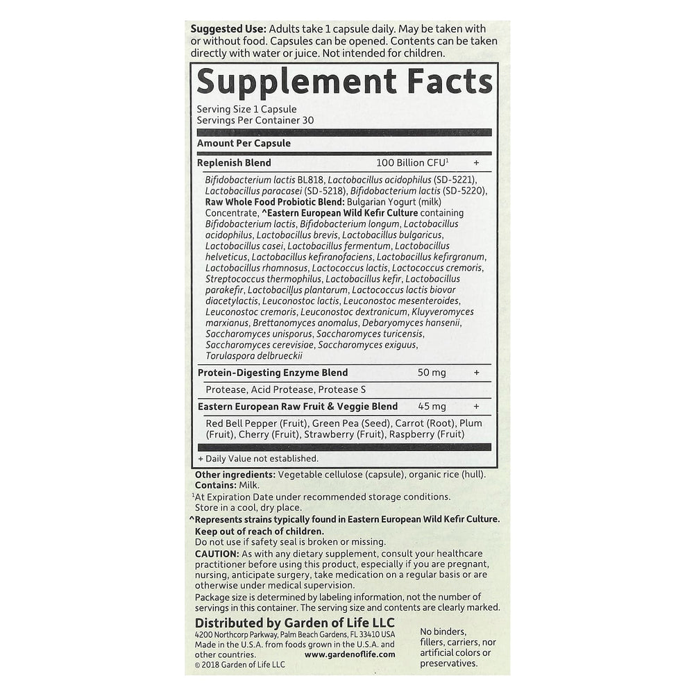 Raw Probiotics Vaginal Care öppen burk