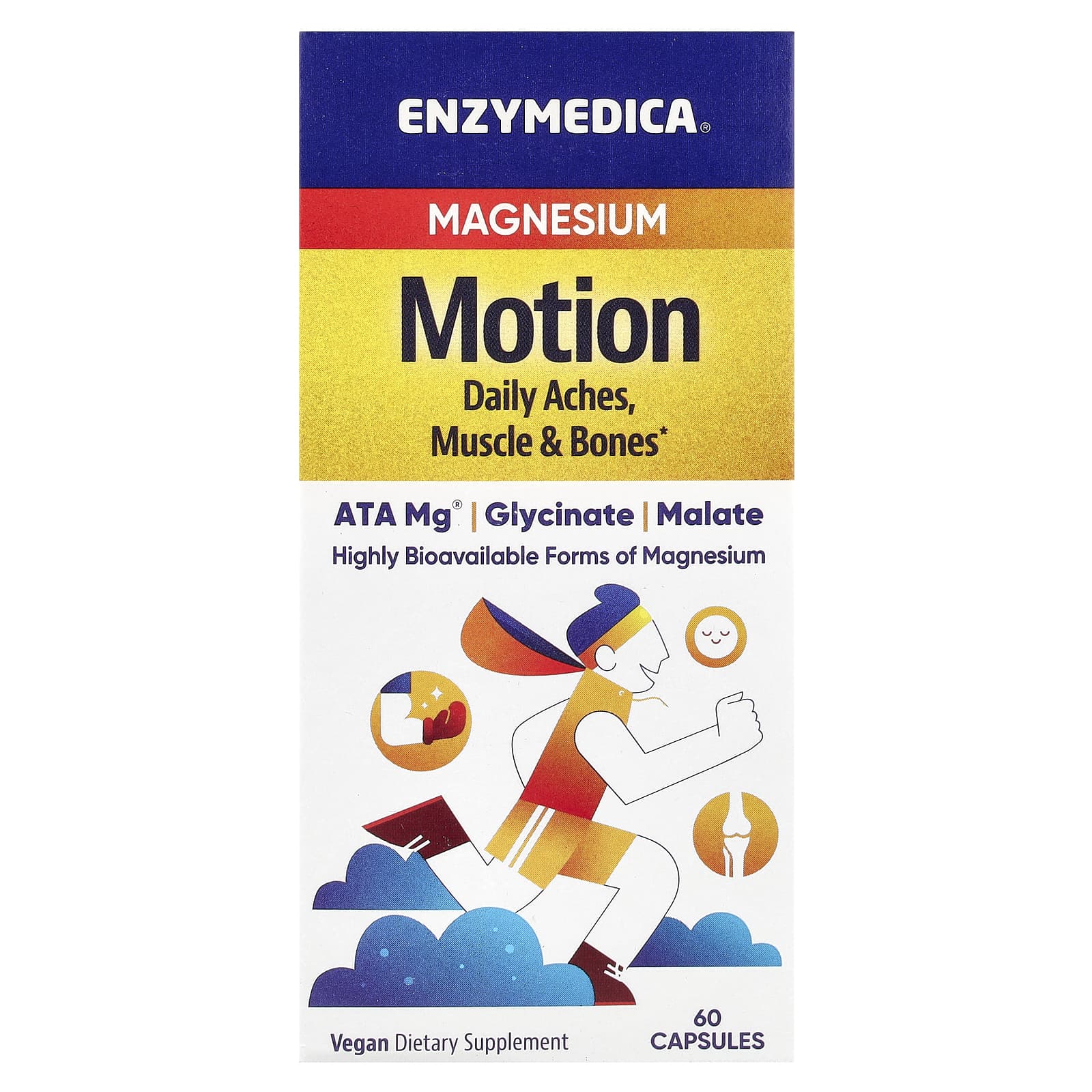 Enzymedica Magnesium Motion varningstext
