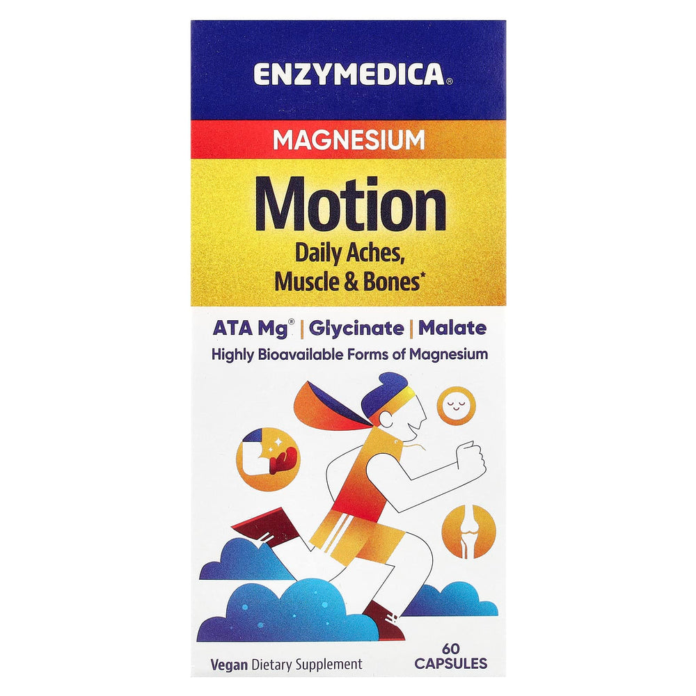 Enzymedica Magnesium Motion varningstext