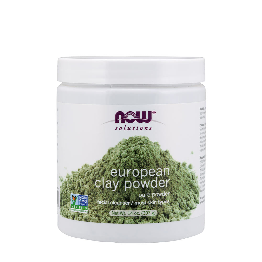 European Clay Powder ingredienser etikett
