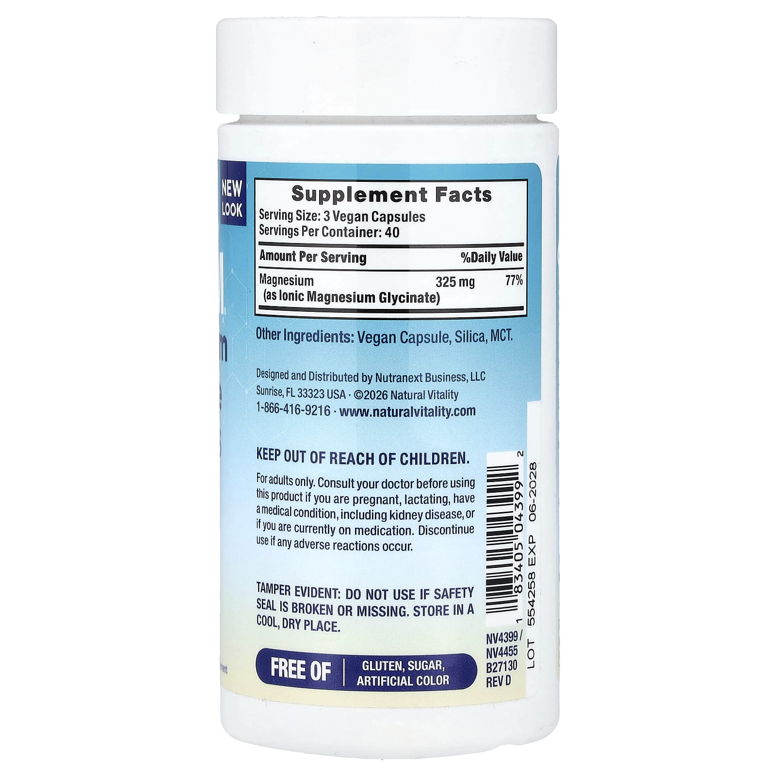Natural Vitality - Calm Magnesium Glycinate