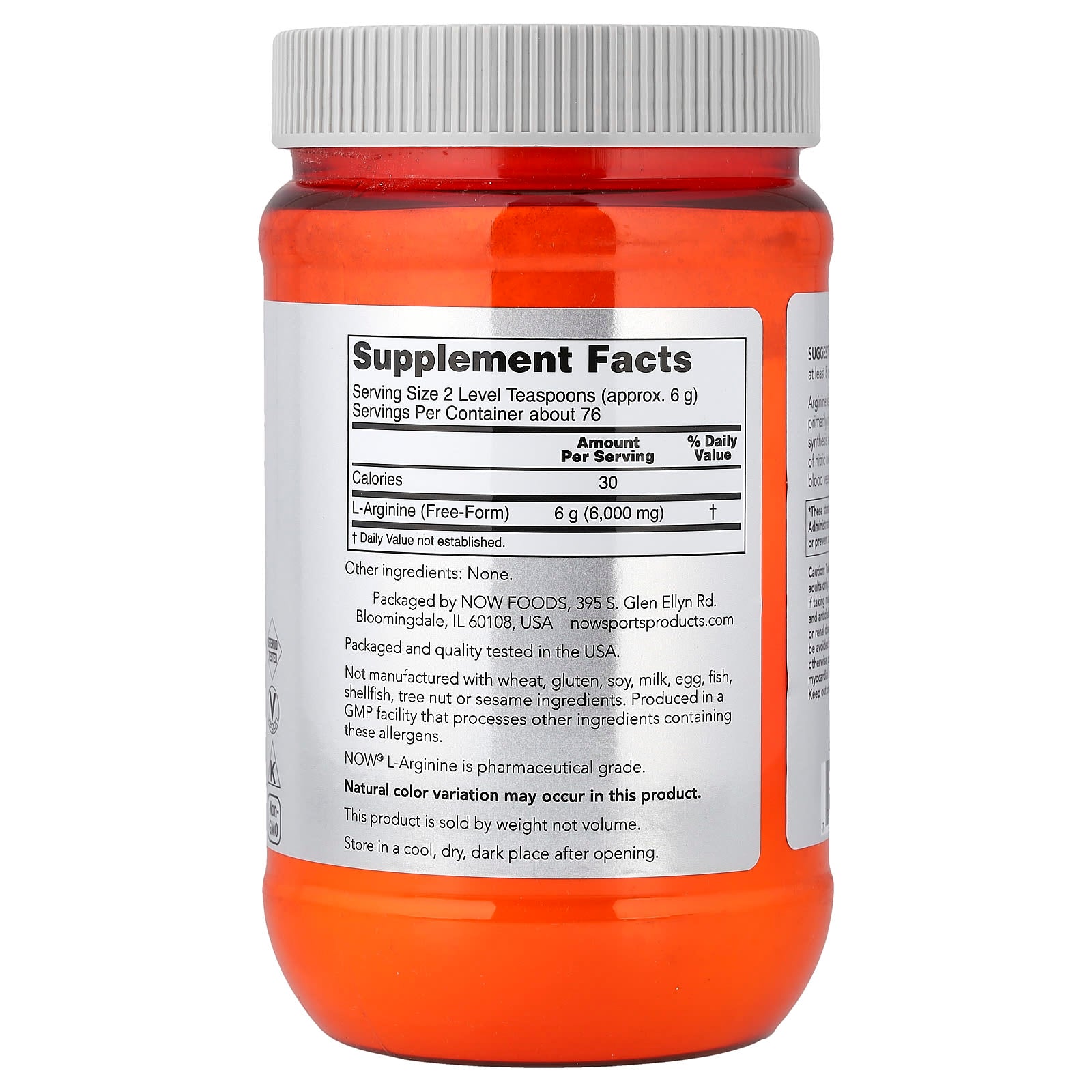 Now Foods - L-Arginin