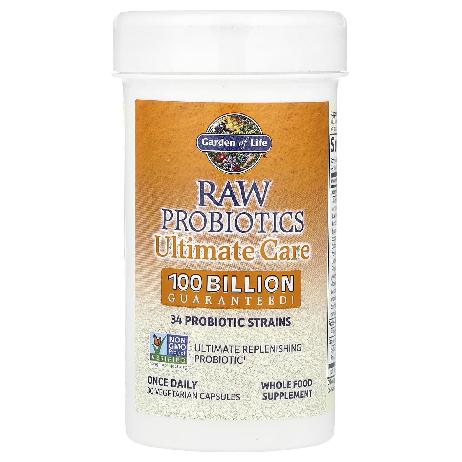Garden Of Life - Raw Probiotics Ultimate Care - 30 Caps