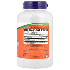 Now Foods Panax Ginseng 500mg dosering instruktioner